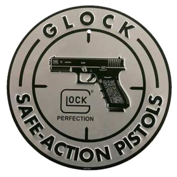 Glock AD00060 Safe Action  Silver/Black Aluminum 12"