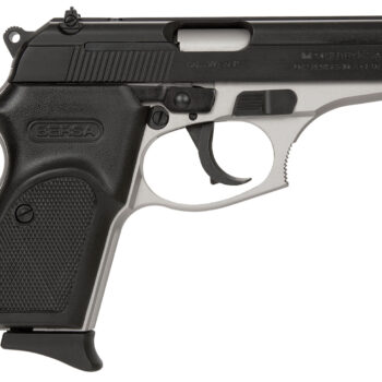 Bersa T380DT8 Thunder  Micro-Compact Frame 380 ACP 8+1, 3.50" Steel Barrel, Matte Black Serrated Steel Slide, Satin Nickel Aluminum Frame