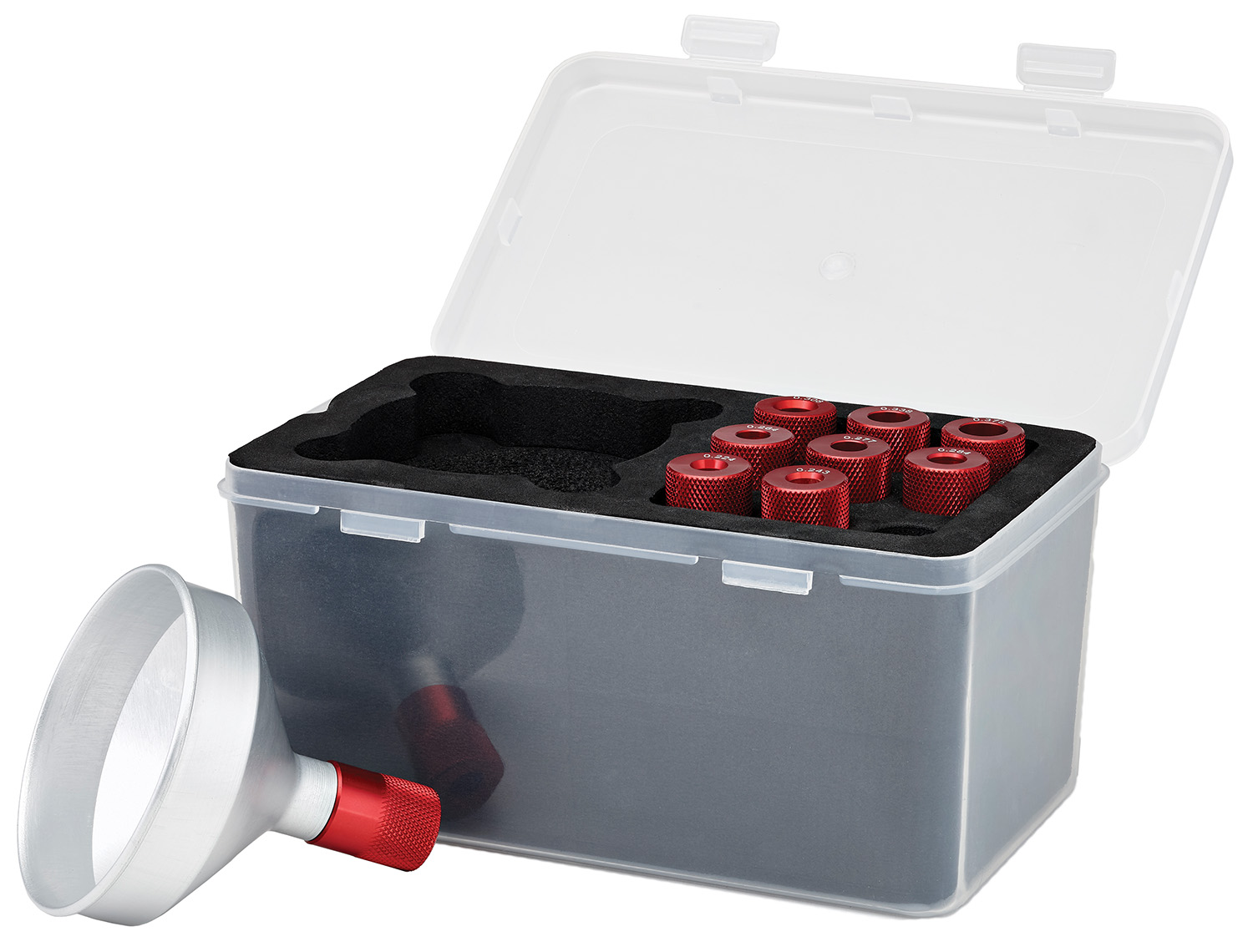 Hornady 586059 Premium Powder Funnel Kit Gray Multi Caliber Aluminum 3 Hornady 586059 Premium Powder Funnel Kit Gray Multi Caliber Aluminum