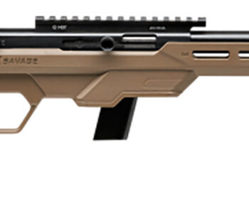 Savage Arms 45124 64 Precision 22 LR Caliber with 10+1 Capacity, 16.50" Threaded Barrel, Matte Black Metal Finish & Chassis Flat Dark Earth Synthetic Stock Right Hand (Full Size)