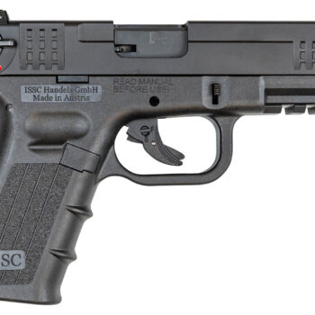 ISSC 111010 M22 Gen 2 22 LR 10+1 4.10" Threaded Barrel, Front & Rear Serrated Steel Slide, Polymer Frame w/Picatinny Accessory Rail, Black Textured Polymer Grip