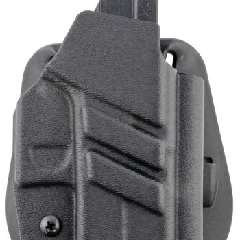 1791 Gunleather TACPDHOWBG43XMOSBLKR Tactical Kydex  OWB Black Kydex Paddle Compatible w/Glock 43/43X/43X MOS Right Hand
