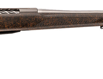 Tikka JRTXRBS315 T3x Lite Full Size 243 Win 3+1 22.40" Stainless Fluted Barrel, Drilled & Tapped Stainless Steel Receiver, Orange Webbed Black Roughtech Synthetic Stock