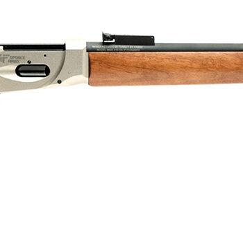 Gforce Arms GFLVR410NKL Saddlehorn  Full Size 410 Gauge Lever 2.50" 9+1 24" Black Steel Barrel, Nickel Aluminum Receiver, Fixed Turkish Walnut Wood Stock, Right Hand
