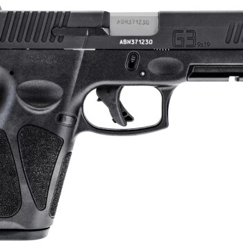 Taurus 1G3B94117 G3  9mm Luger 17+1 4" Barrel, Black Finish Picatinny Rail Frame, Serrated Matte Black Tenifer Steel Slide, Polymer Grip Includes 2 Mags