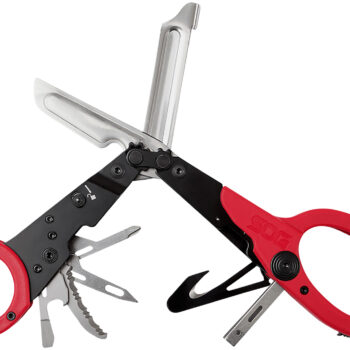 S.O.G SOG231250243 ParaShears  3Cr13MoV SS Plain Blade Red Features 11 Tools