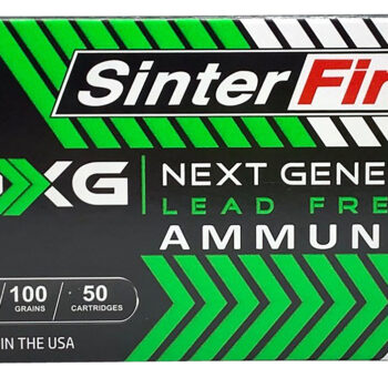 SinterFire Inc SF9100NXG Next Generation (NXG)  9mmLuger 100gr Lead Free Ball 50 Per Box/20 Case