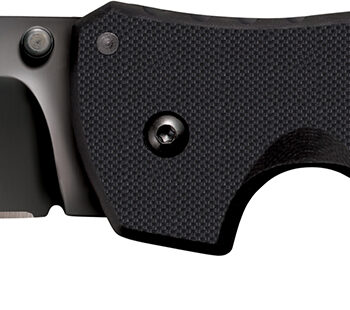 Cold Steel CS27BS Recon 1 4" Folding Spear Point Plain DLC Coated American S35VN Blade/Black G10 Handle Includes Pocket Clip