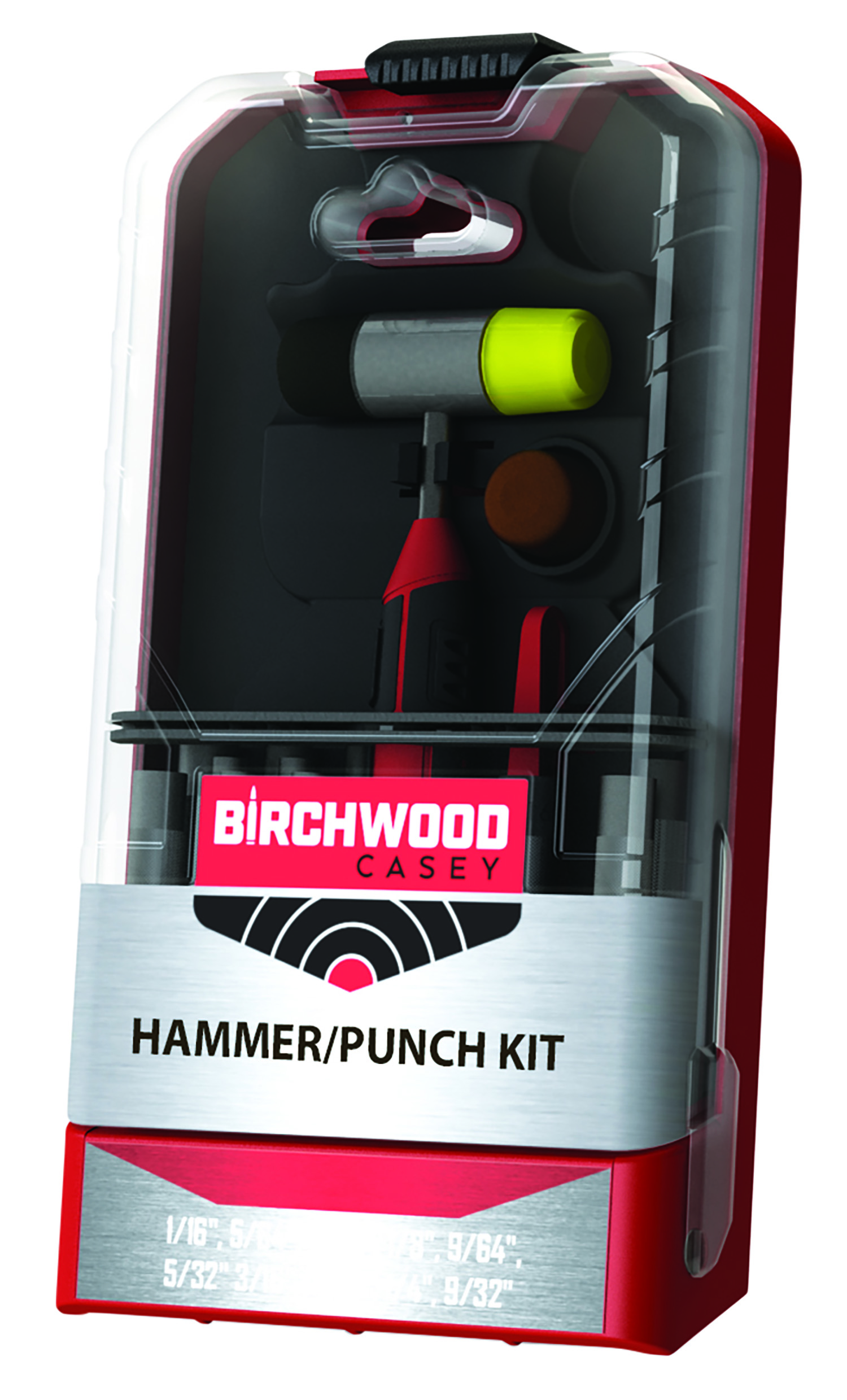 Birchwood Casey ARPNCHHMKIT Hammer & Punch Kit Black/Red AR Platform Firearm 19 Pieces 3 Birchwood Casey ARPNCHHMKIT Hammer & Punch Kit Black/Red AR Platform Firearm 19 Pieces