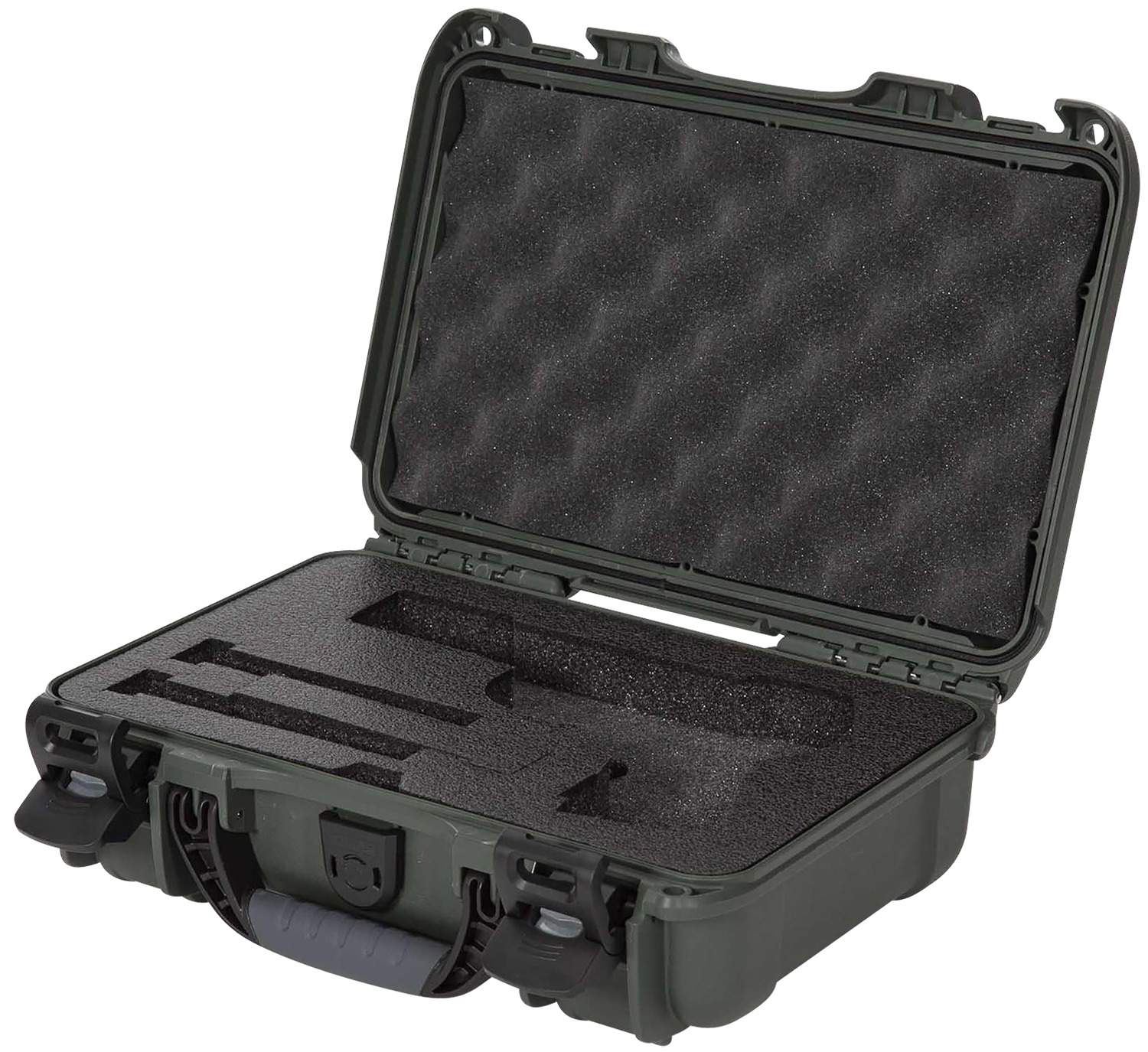 Nanuk 909CLASG6 909 Classic Gun Case Waterproof & Airline Approved Olive Polyethylene w/ Closed-Cell Foam 11.44" L x 7" W x 3.68" H Interior Dimensions 3 Nanuk 909CLASG6 909 Classic Gun Case Waterproof & Airline Approved Olive Polyethylene w/ Closed-Cell Foam 11.44" L x 7" W x 3.68" H Interior Dimensions