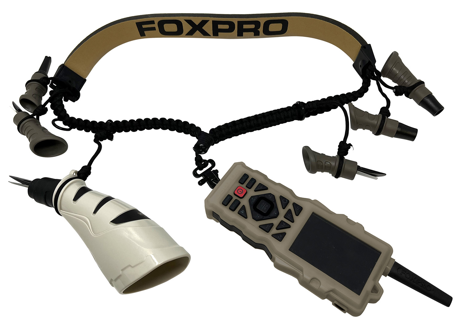 Foxpro FXD8 LAN XD8 Lanyard Black/Tan Paracord 3 Foxpro FXD8 LAN XD8 Lanyard Black/Tan Paracord