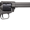 Heritage Mfg SRR22C6 Rough Rider 22 LR 6 Shot, 6.50" Tungsten Gray Cerakote Steel Barrel, Frame, Black Satin Cylinder, Black Polymer Grip, Hammer/Thumb Safety, Exposed Hammer 1 149105