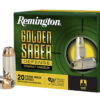 Remington Ammunition R21370 Golden Saber Defense 10mmAuto 180gr Brass Jacketed Hollow Point 20 Per Box/25 Case 1 149302 1