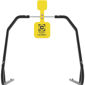 Caldwell 1196226 Daul Spinner  Yellow AR500 Steel 3/8" Thick Standing Target Includes 5" & 8" Plates