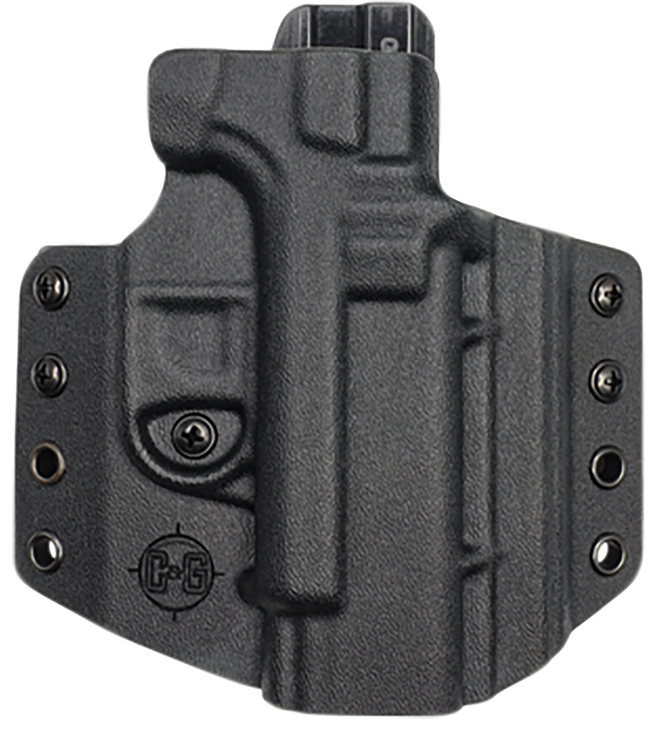 C&G Holsters 0006100 Covert OWB Black Kydex Belt Loop Fits Glock 19 Fits Glock 23 Fits Glock 45 3 C&G Holsters 0006100 Covert OWB Black Kydex Belt Loop Fits Glock 19 Fits Glock 23 Fits Glock 45