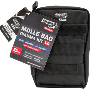 Adventure Medical Kits 20640299 MOLLE Bag Trauma Kit 1.0 Treats Injuries/Illnesses Black