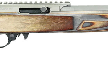 Black Rain Ordnance 22DSC Deluxe  Full Size 22 LR 10+1 16" Matte Stainless, Threaded Stainless Steel Barrel, Stainless Aluminum w/Accessory Rail Receiver, Shady Camo Boyd's Agility Stock, Right Hand