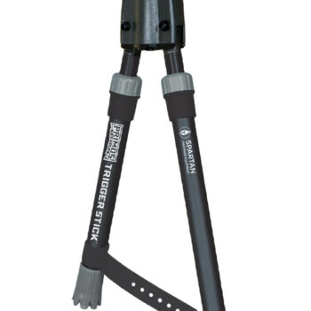 Primos 65828 Trigger Stick  Short 12"-16.50", Black, Spartan Precision Magnetic Attachment System