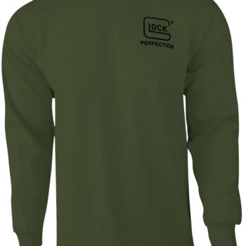 Glock AP96066 Born In Austria  Military Green Pre-Shrunk Cotton Long Sleeve Medium