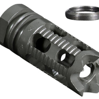 Yankee Hill 285M1 Phantom Comp/Brake with Aggressive End, 1/2"-28 tpi Threads 2.25" OAL for 5.56mm