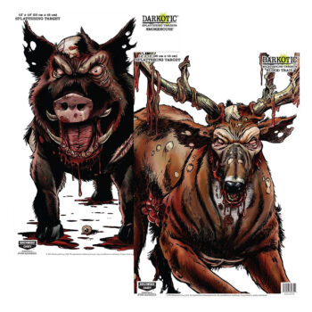Birchwood Casey 35627 Smokehouse  Zombie Deer/Hog Hanging Smokehouse Blood Trail All Firearms 12" x 18" Impact Enhancement Splatter 8 Targets