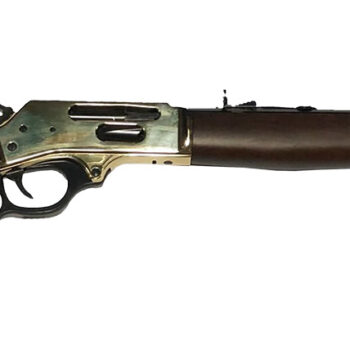 Henry H009BGL Side Gate  Full Size 30-30 Win 5+1 20" Blued Steel Barrel, Polished Brass Receiver, Fixed American Walnut Stock