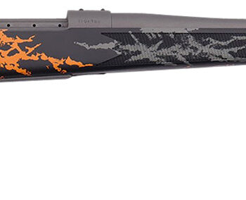 Weatherby VYH7M8RR2B Vanguard Compact Hunter 7mm-08 Rem 5+1 20", Tungsten Gray Barrel/Rec, Black w/Gray & Orange Sponge Accents Monte Carlo Stock, Accubrake Muzzle Brake