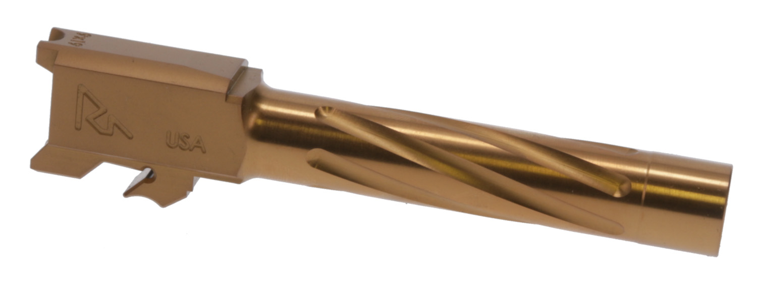 Rival Arms RARA20S201C Precision V1 Match Grade 9mm Luger 4.25" Spiral Fluted Bronze PVD Stainless Steel, Fits S&W M&P 3 Rival Arms RARA20S201C Precision V1 Match Grade 9mm Luger 4.25" Spiral Fluted Bronze PVD Stainless Steel, Fits S&W M&P