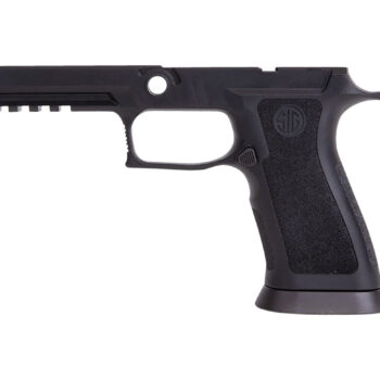 Sig Sauer GRIPX5F943MBLK P320 Grip Module X-Five, 9mm Luger/40 S&W/357 Sig, Black Polymer, Medium Grip Size, Flared Magwell, Fits Full Size Sig P320