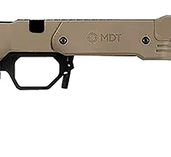 Mdt Sporting Goods Inc 104690FDE XRS Chassis FDE Aluminum Core with Polymer Panels, Adj. Cheekrest, M-LOK Forend, Interchangeable Grips, AICS Mag Compatible, Fits Short Action Howa 1500