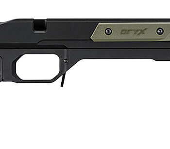 Mdt Sporting Goods Inc 106159ODG Oryx Chassis OD Green/Black Aluminum, Adj. Cheekrest, M-LOK Forend, AR-Style Grip, Barricade Stop, Fits Short Action Howa 1500 & Weatherby Vanguard