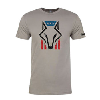Foxpro FHFGS Foxhead Flag Gray Cotton/Polyester Short Sleeve Small