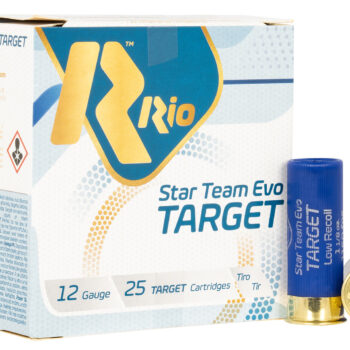 Rio Ammunition STT32LR75 Team Target  12Gauge 2.75" 1 1/8oz 7.5Shot 25 Per Box/10 Case