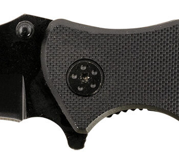 Uzi Accessories UZKFDR006 UZI Responder VI Black, Stainless-Steel Blade