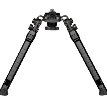 FAB Defense FXSPIKEMB Spike Tactical Bipod 7.09"- 9.88" Adj., Rotating & Tilting, Rubber Feet, Includes Leg Extensions, M-LOK Rail Compatible Black Polymer & Aluminum
