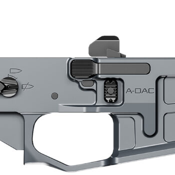 Radian Weapons R0388 A-DAC 15 Lower Receiver Gray, Fully Ambi Controls, Talon 45/90 Safety, Ext. Bolt Catch, Left-Side Mag Release, Right-Side Bolt Release, Enhanced Takedown Pins