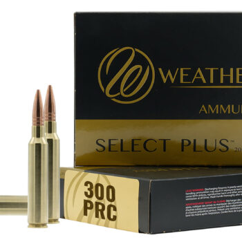 Weatherby M300P195HCB Select Plus  300PRC 195gr Hammer Custom 20 Per Box/10 Case