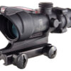 Trijicon TA31D100288 ACOG Matte Black 4x32mm Illuminated Red Chevron .223/5.56 BDC Reticle 2 159164 1