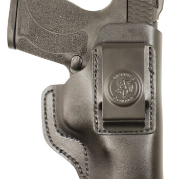 DeSantis Gunhide 031BA8JZ0 Insider  IWB Black Leather Belt Clip Fits Sig P365 Right Hand