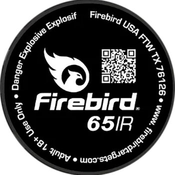 Firebird USA 65IR 65IR  Moving Trajectory Static White Smoke Universal Firearm 65mm 10 Targets