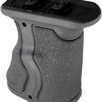 FAB Defense FXGRADMB Gradus Ergonomic Forward Grip Angled, Black Polymer with Rubber Overmold, Fits M-Lok Rail