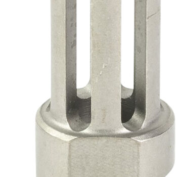 Samson 040606200 Flash Hider  Stainless Steel, Fits Ruger 10/22