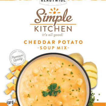 ReadyWise RWSK05061 Simple Kitchen Cheddar Potato Soup 8 Servings Per Pouch, 6 Per Case