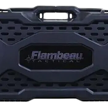 Flambeau 6500AR  Tactical Rifle Case Black Polypropylene Water Resistant