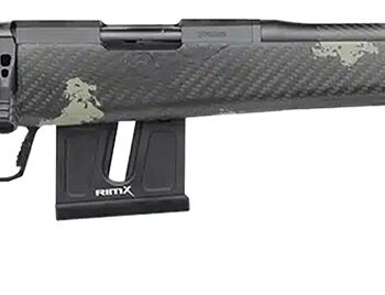 Fierce Firearms FRR17HMR18BF Carbon Razor 17 HMR 10+1 18" Black Cerakote C3 Carbon Fiber Threaded Barrel, Black Cerakote Drilled & Tapped Steel Receiver, LR Raised Negative Comb Forest Camo Carbon Fib