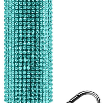 SKYLINE USA INC PSGDBOTL Pepper Spray Bling-It-On 18% OC/UV Dye Range 16ft 0.50oz Teal Includes Keychain