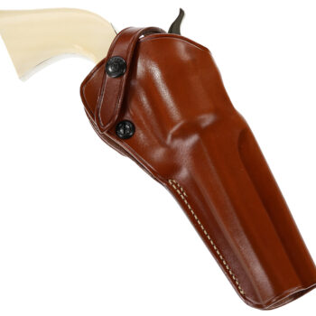 Galco SAO168 SAO  OWB Tan Leather Belt Slide Fits Ruger Single-Six Right Hand