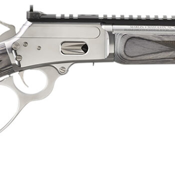 Marlin 70433 1894 SBL 357 Mag 8+1 16.10" Stainless Polished Threaded Barrel& Picatinny Rail Receiver, Fixed Gray Laminate Stock