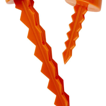 Targettack Llc  Targettack  Orange Polycarbonate Plastic 1"/3" For Paper/Vinyl Targets 12 Pack *Variety