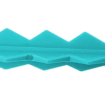 Targettack Llc  Targettack  Teal Green Polycarbonate Plastic 3" For Paper/Vinyl Targets 6 Pack